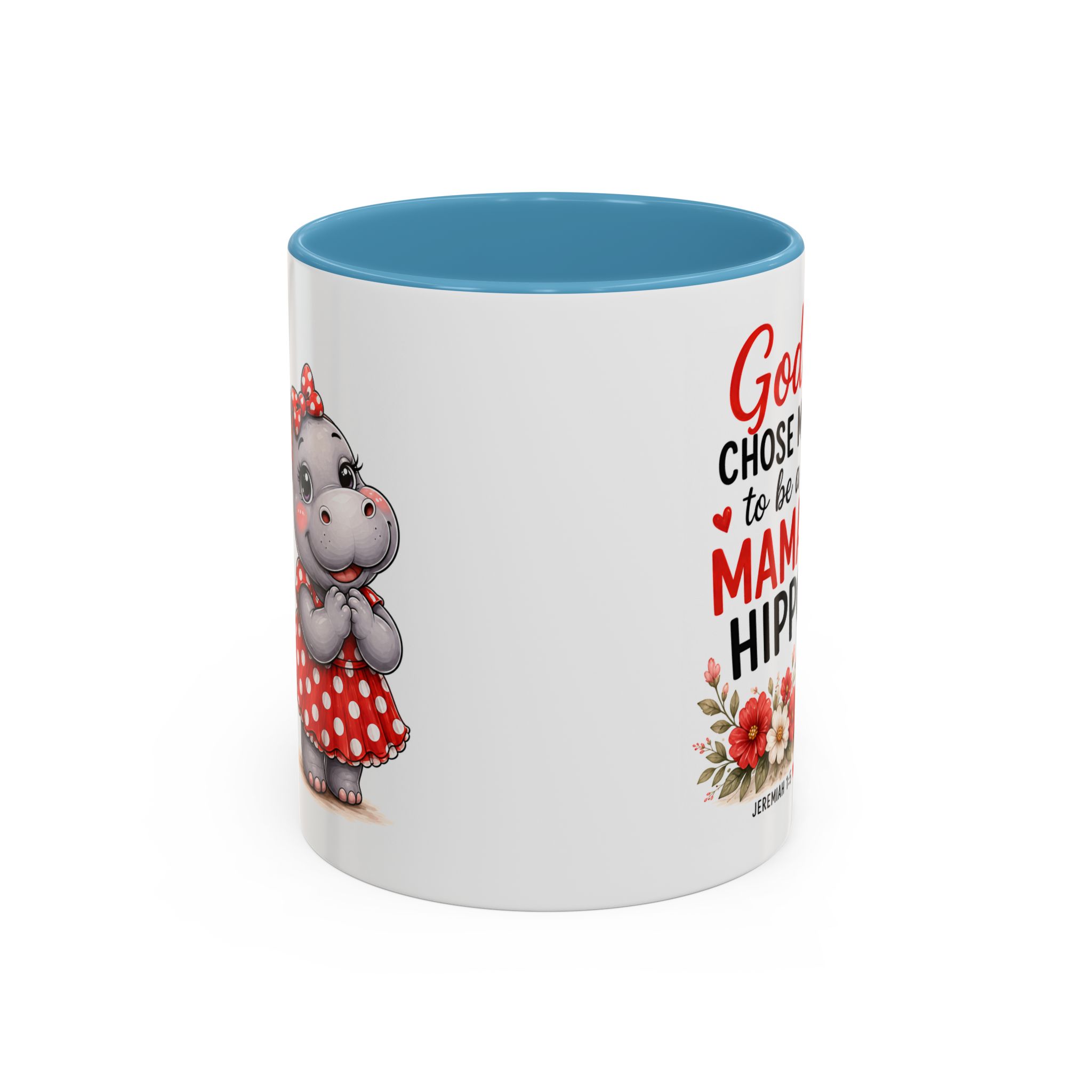 God Chose Me to Be a Mama Hippo | Coffee Mug (11oz / 15oz) Christian Mother’s Day Gift, Cute Faith Coffee Cup for Moms - Image 33