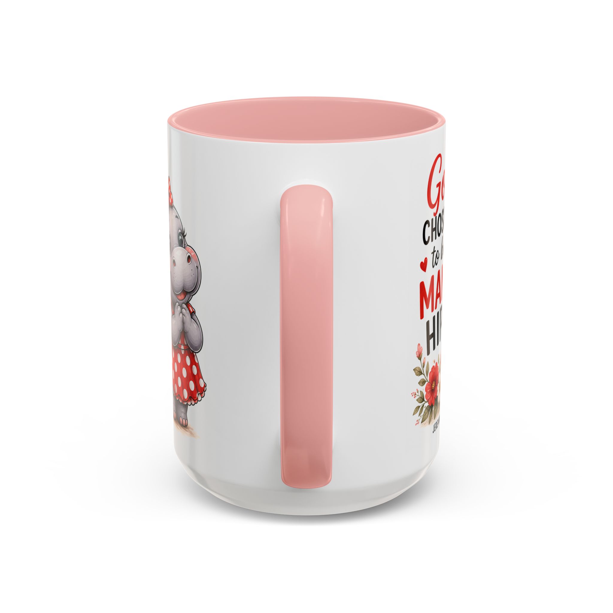 God Chose Me to Be a Mama Hippo | Coffee Mug (11oz / 15oz) Christian Mother’s Day Gift, Cute Faith Coffee Cup for Moms - Image 28