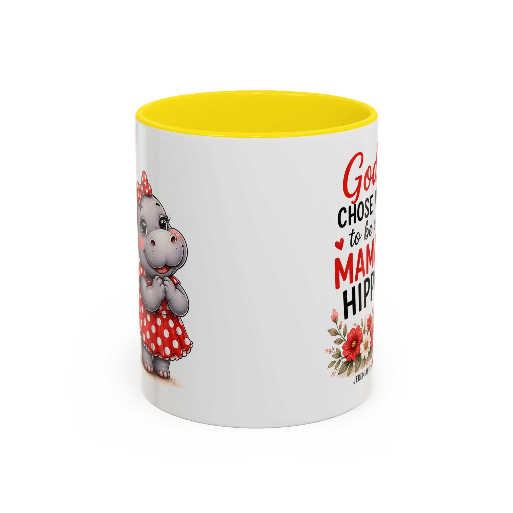 God Chose Me to Be a Mama Hippo | Coffee Mug (11oz / 15oz) Christian Mother’s Day Gift, Cute Faith Coffee Cup for Moms - Image 49