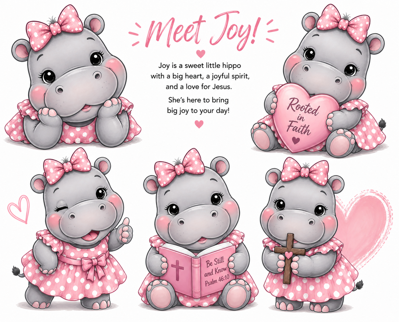 Meet Joy the Happy Hippo
